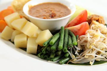 asian food named gado-gado