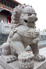Naklejka premium Chinese dragon statue