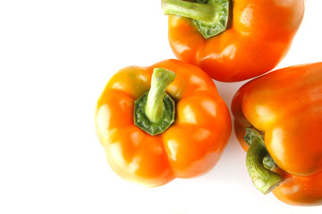 raw fresh orange bell