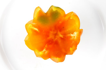 light orange bell pepper