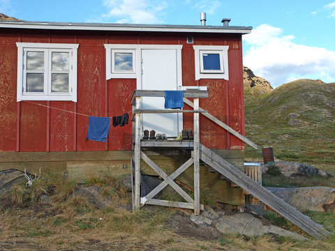 Wanderhütte in Grönland
