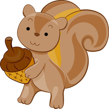 recommend clip art: Cute Squirrel
