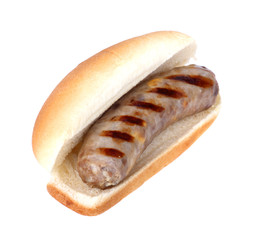 Bratwurst on a Bun