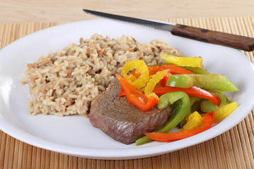 Beef Sirloin Steak Meal