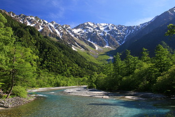 初夏の上高地