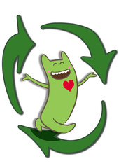 save the world through recycling