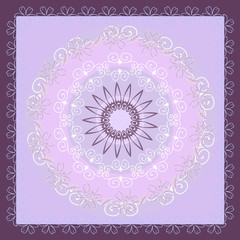 abstract floral arabesque pattern