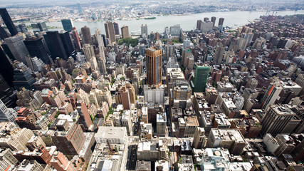 Wolkenkratzer in Manhattan, New York City