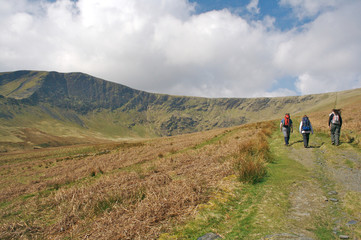 Hiking Uphill in Wasdale
