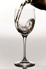 Bicchiere di vino bianco
