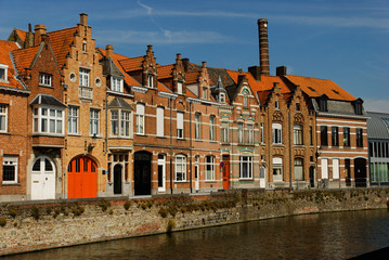 Naklejka na ściany i meble Canaux à Bruges