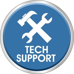 Obraz premium bouton tech support