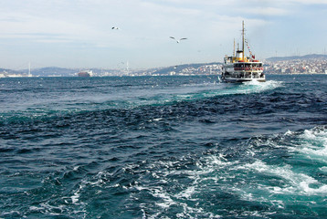 Bosphorus Strait in Istanbul