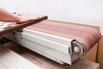 Carpenter working on an electric buzz