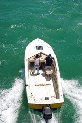 Blue Collar Fishing Boat