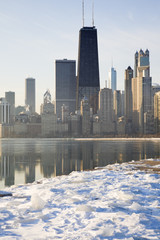 Winter morning in Chicago