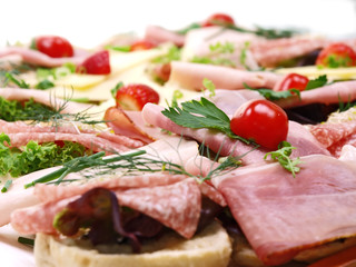 open sandwiches