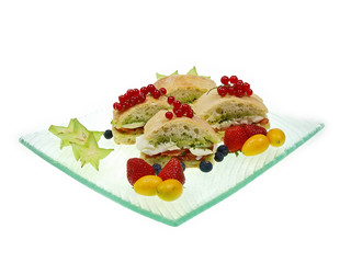 tomato mozzarella sandwiches