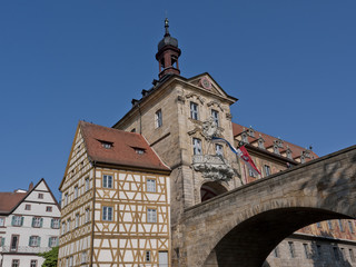 Fototapeta premium Altes Rathaus in Bamberg