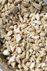 Pieces of sweet calamus seeds