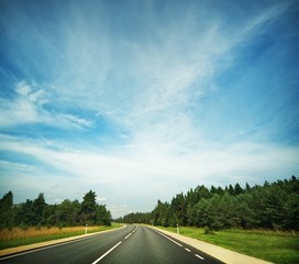 Fototapeta premium Country road