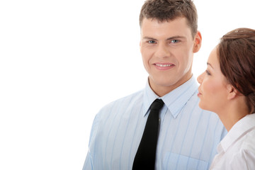 Business man at work