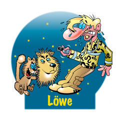 Lustige Sternzeichen: Löwe