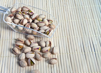 Pistachios in the shoulder.