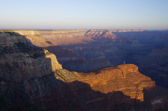 sunrise in Grand Canyon