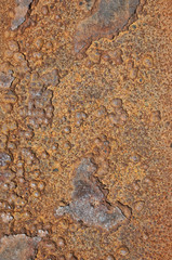 Rusty metal orange Texture