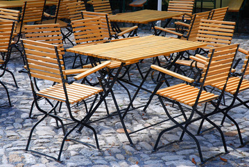 Garten Restaurant Sitze