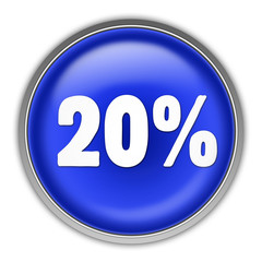 20 Prozent Button