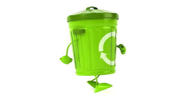 Poubelle verte