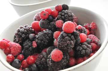 Gefrorene Beeren