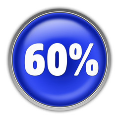 60 Prozent Button