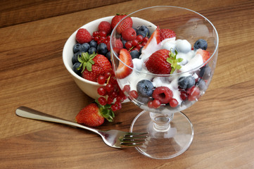 Joghurt mit Beeren