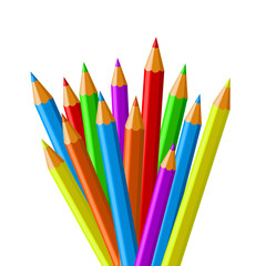 Colorful crayons
