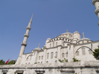 Fototapeta na wymiar Mezquita Azul, Estambul, ciudad europea de la cultura, Turquía
