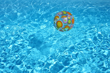 Wasserball im Pool
