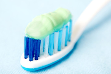 Toothbrush with toothpase