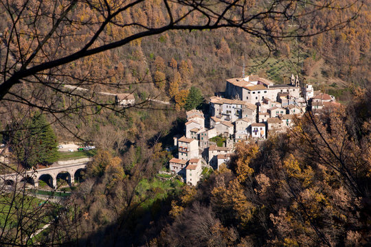 View of Percile, Lazio - Italy