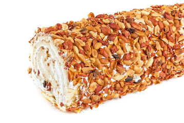 Nuts Swiss roll
