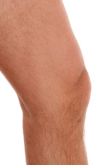 Rechtes Knie vom Mann