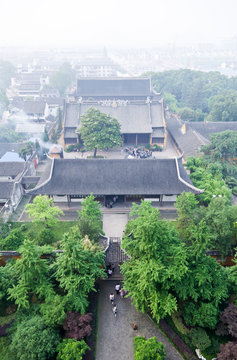 aerial view of Suzhou city China