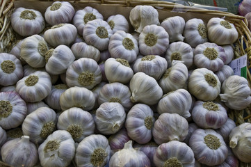 Knoblauch auf dem Wochenmarkt