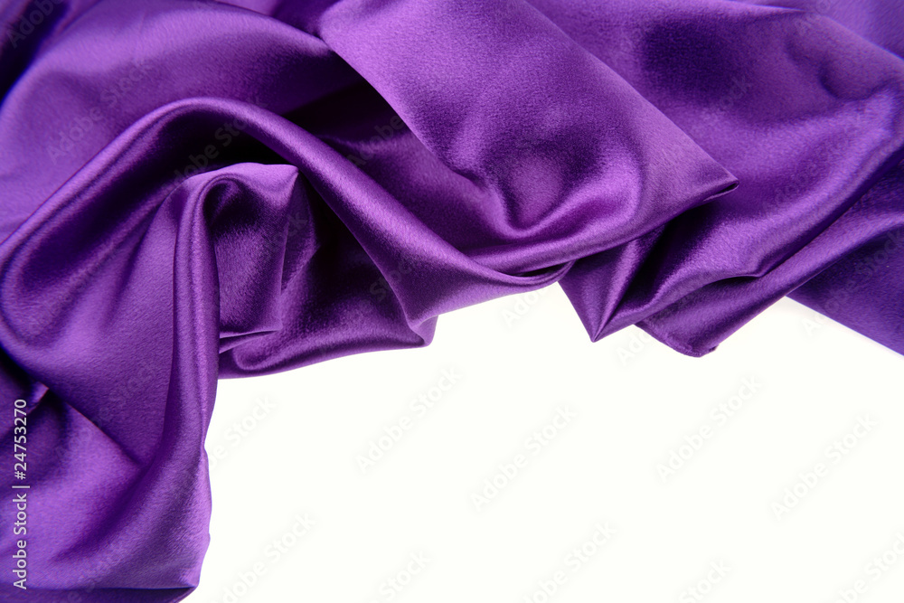 Wall mural purple silk fabric texture