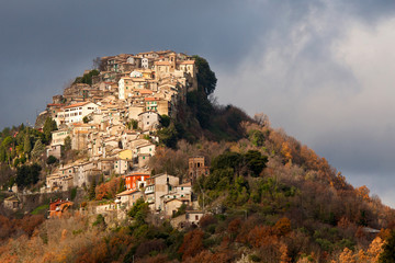 Obraz premium View of Rocca Canterano, Lazio - Italy
