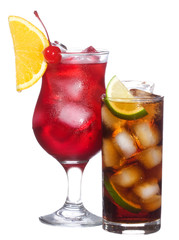 cocktails with fruits