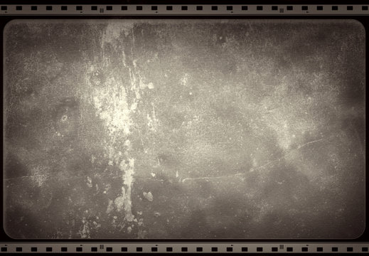 Grunge film frame with space for your text and image