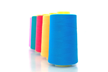 A number of colored thread